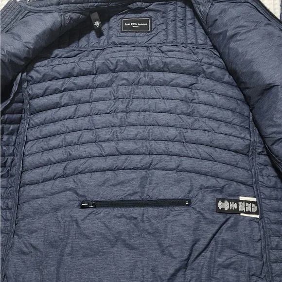 Saks Fifth Avenue Women’s Navy Jacket Size L - Picture 7 of 9